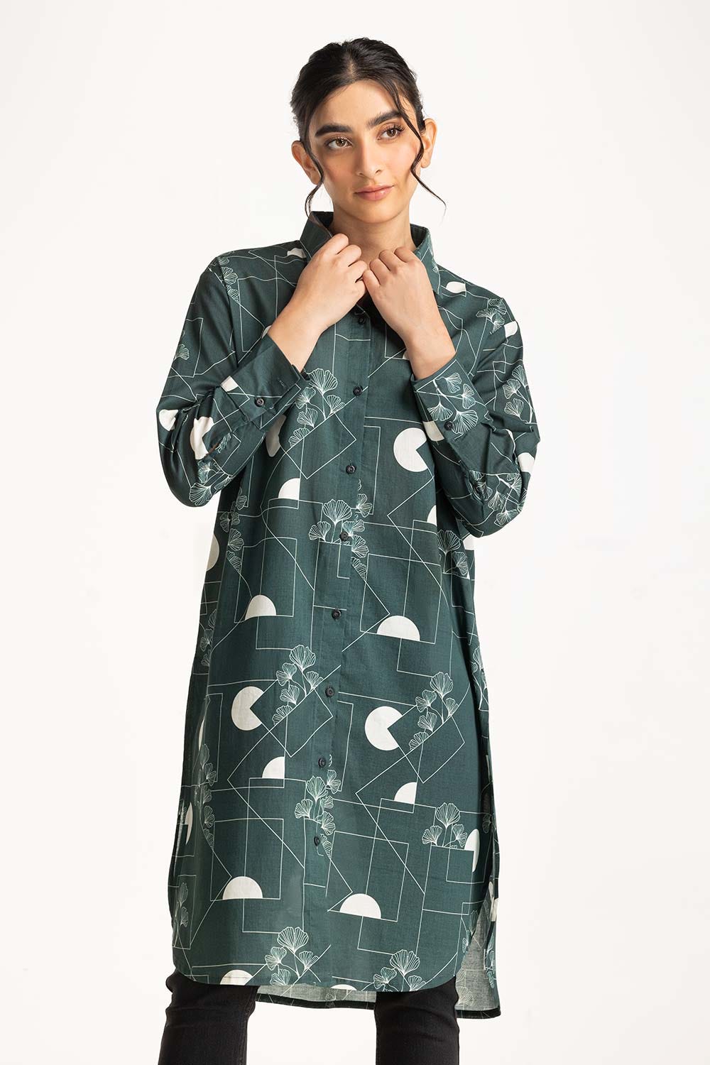 Printed tunic dress WM-DRS-SS24-028