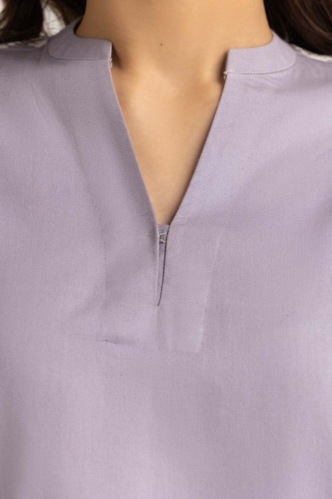 Purple Basic Blouse WM-BLS23-010