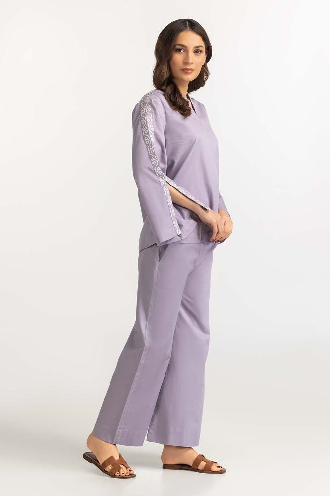 Purple Basic Blouse WM-BLS23-010