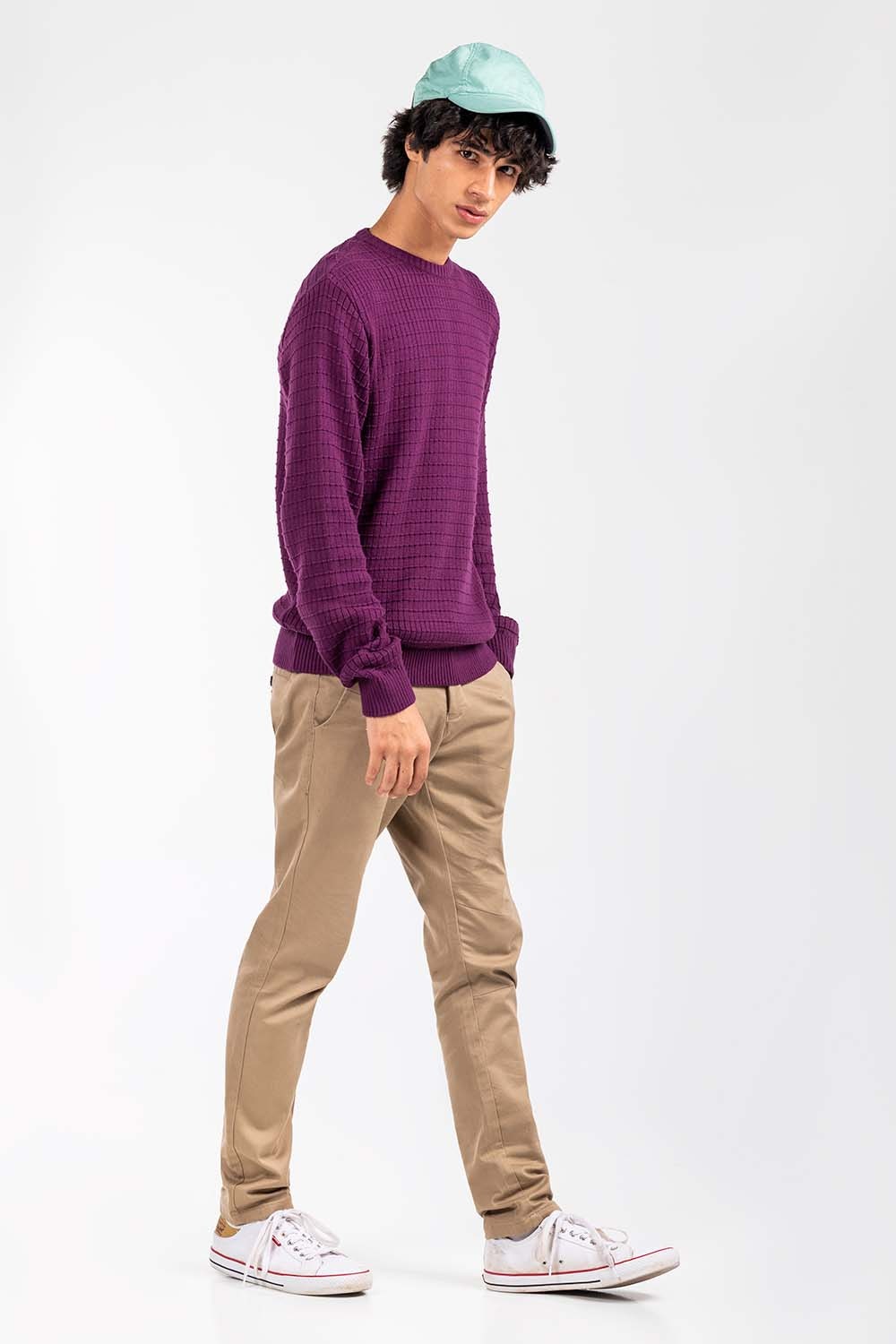 Purple Fashion Sweater FS-SWT-FD-357-01