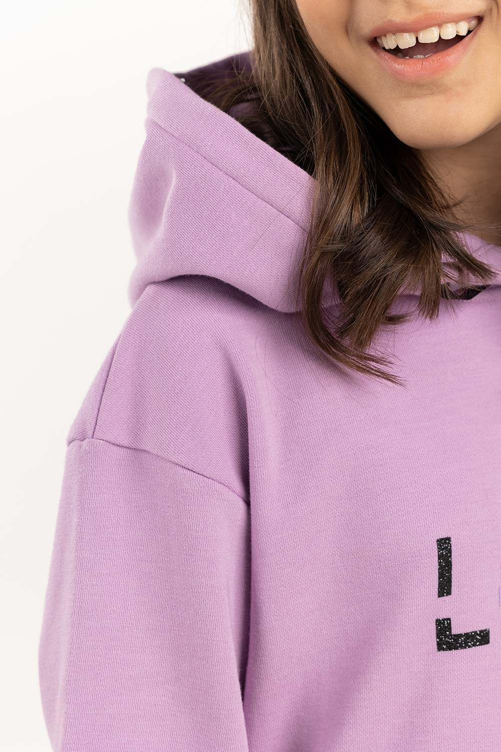 Junior Girl Purple Hoodie 224-412-048