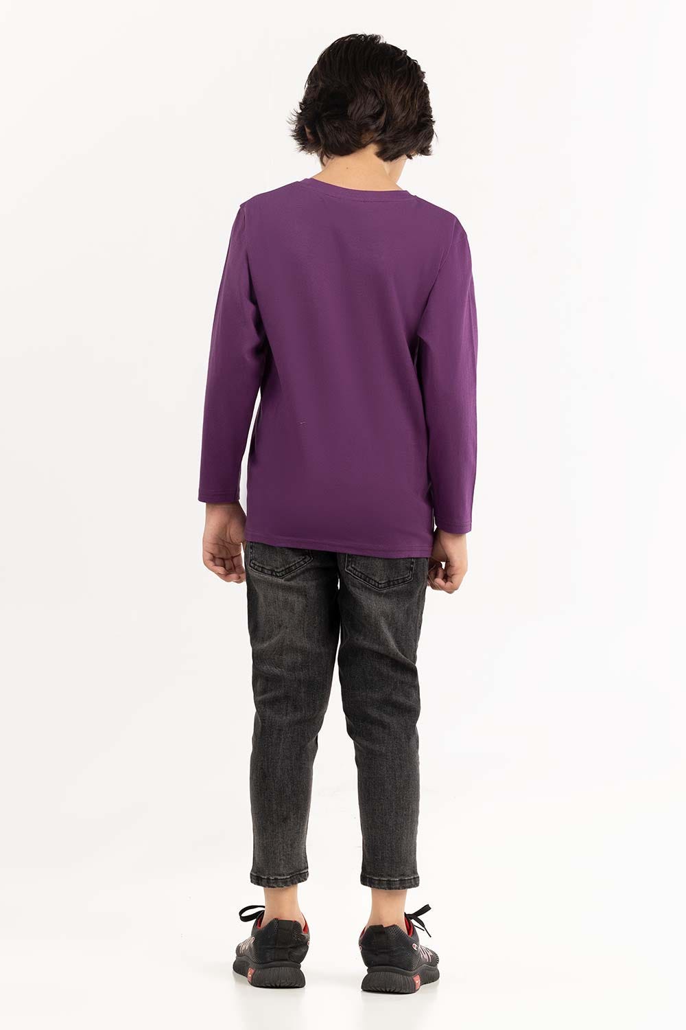 Junior Boy Purple Passion T-Shirt 224-313-038