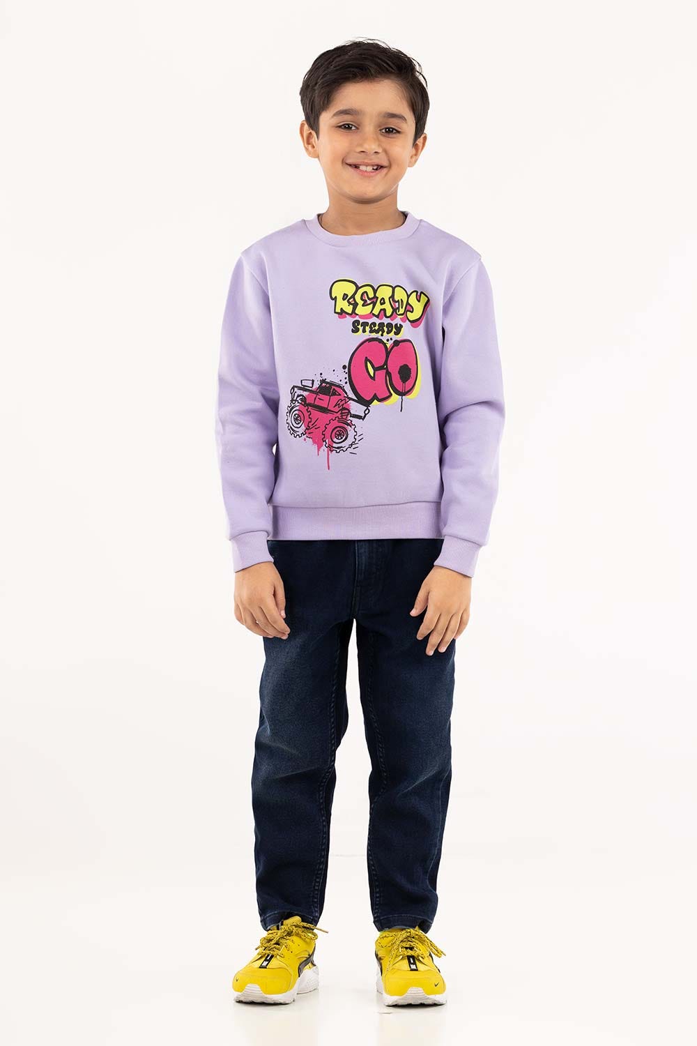 Toddler Boy Purple Sweatshirt 224-512-011