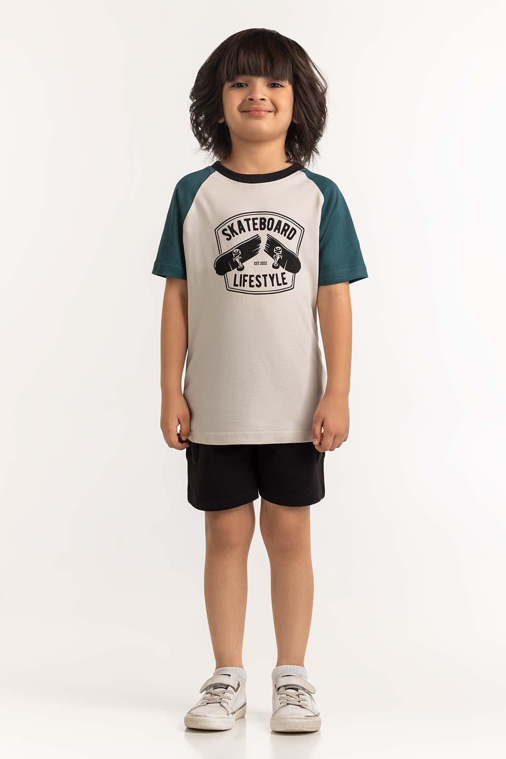 Raglan Crew Neck Tee TB-TS-SS24-036