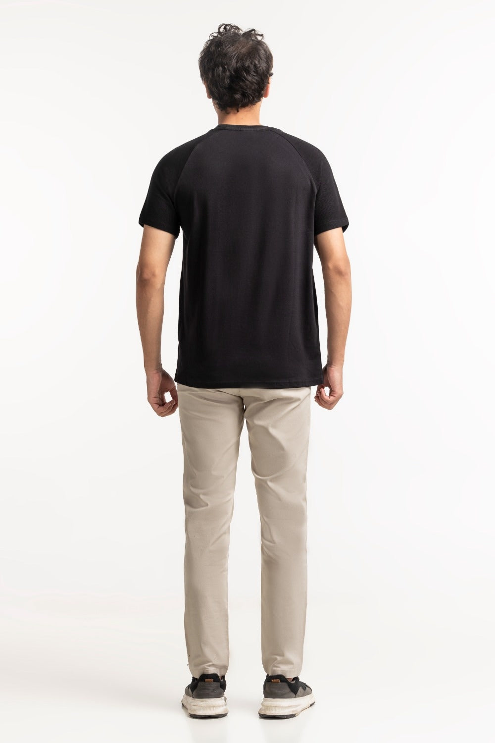 Raglan Textured Sleeve Tee TS-CNSJ24-196