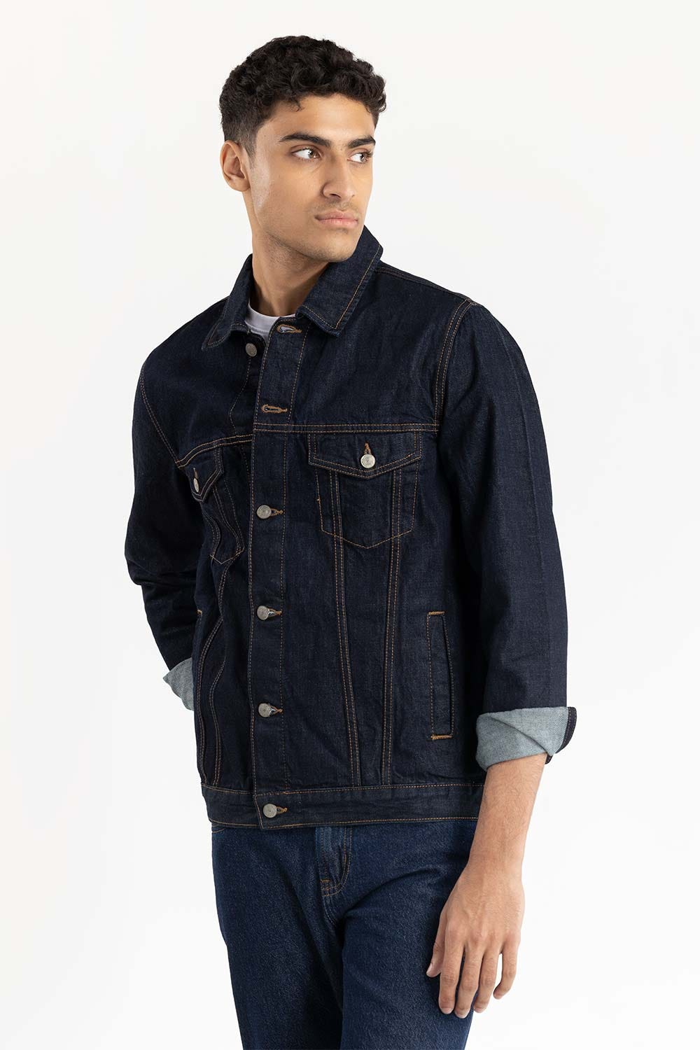 Raw Wash Denim Jacket 224-110-027