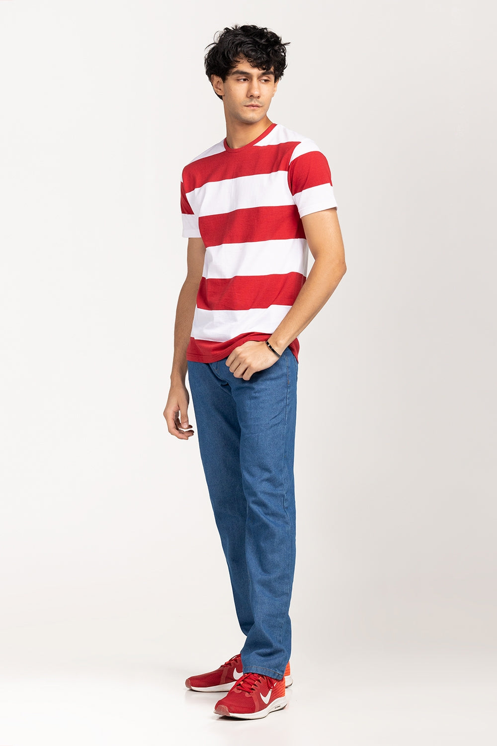 Red-White Urban T-Shirt YD-URB-TEE-D17-01