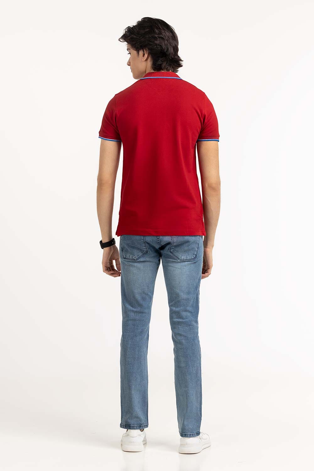 Red Basic Polo PS-FPK23-012