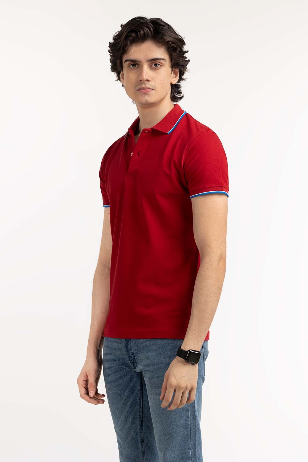 Red Basic Polo PS-FPK23-012