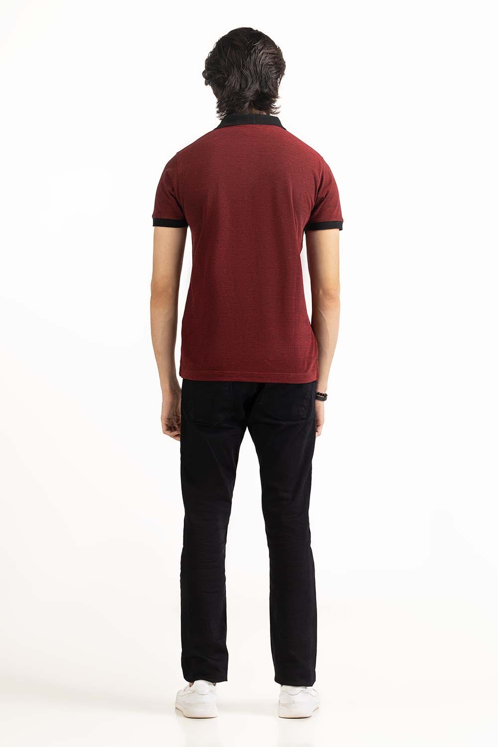 Red Basic Polo PS-FPK23-045