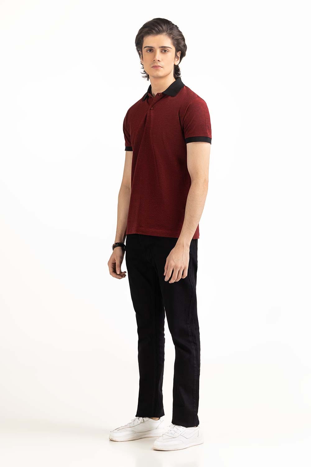 Red Basic Polo PS-FPK23-045