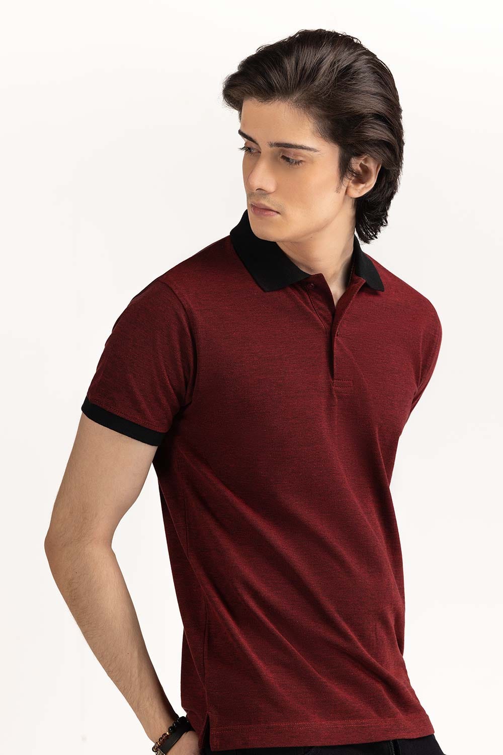 Red Basic Polo PS-FPK23-045