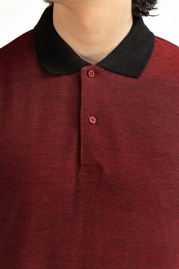 Red Basic Polo PS-FPK23-045