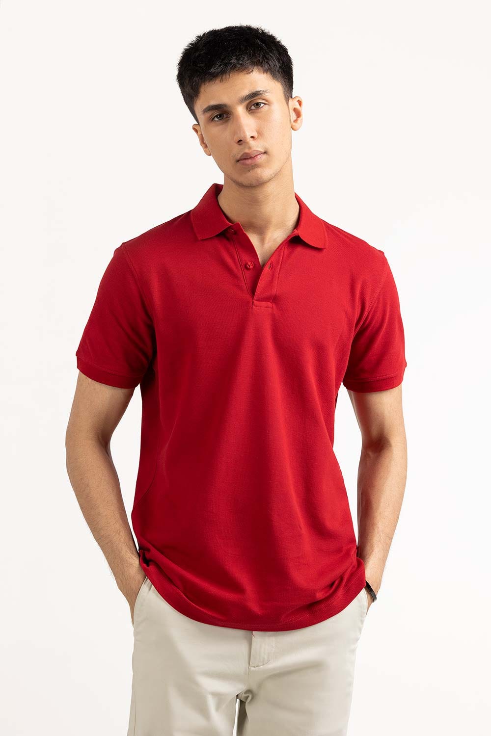 Red Basic Polo PS-SIGPK23-232