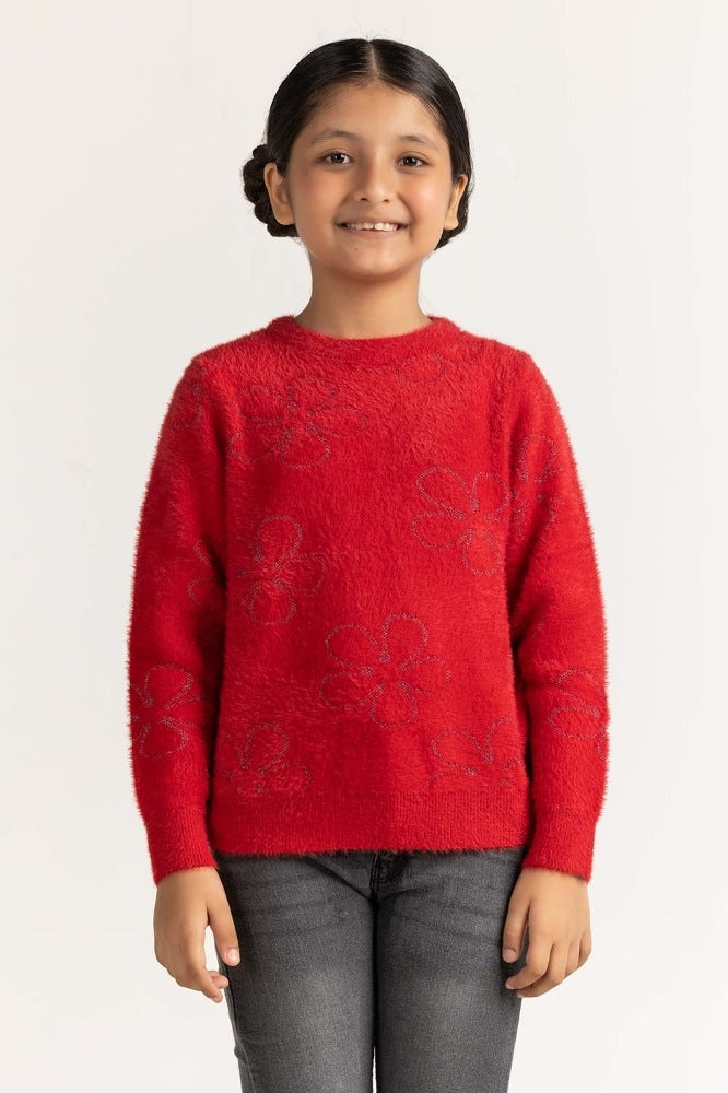 Red Basic Sweater JG-SWT-WS23-023