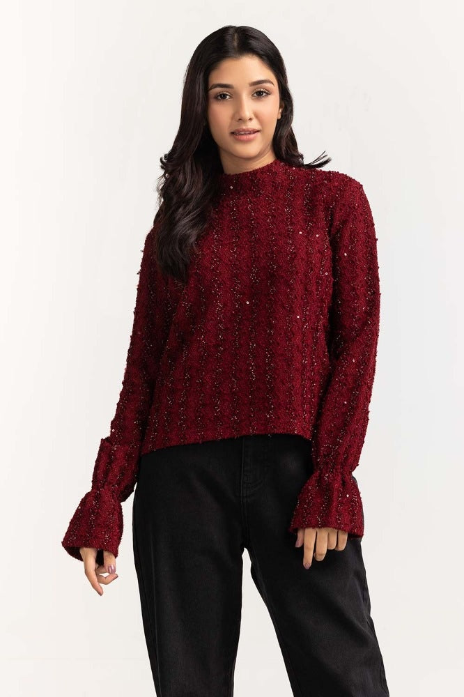 Red Basic Top WM-KTP23-105