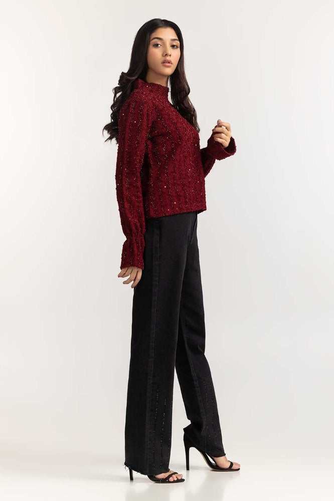 Red Basic Top WM-KTP23-105