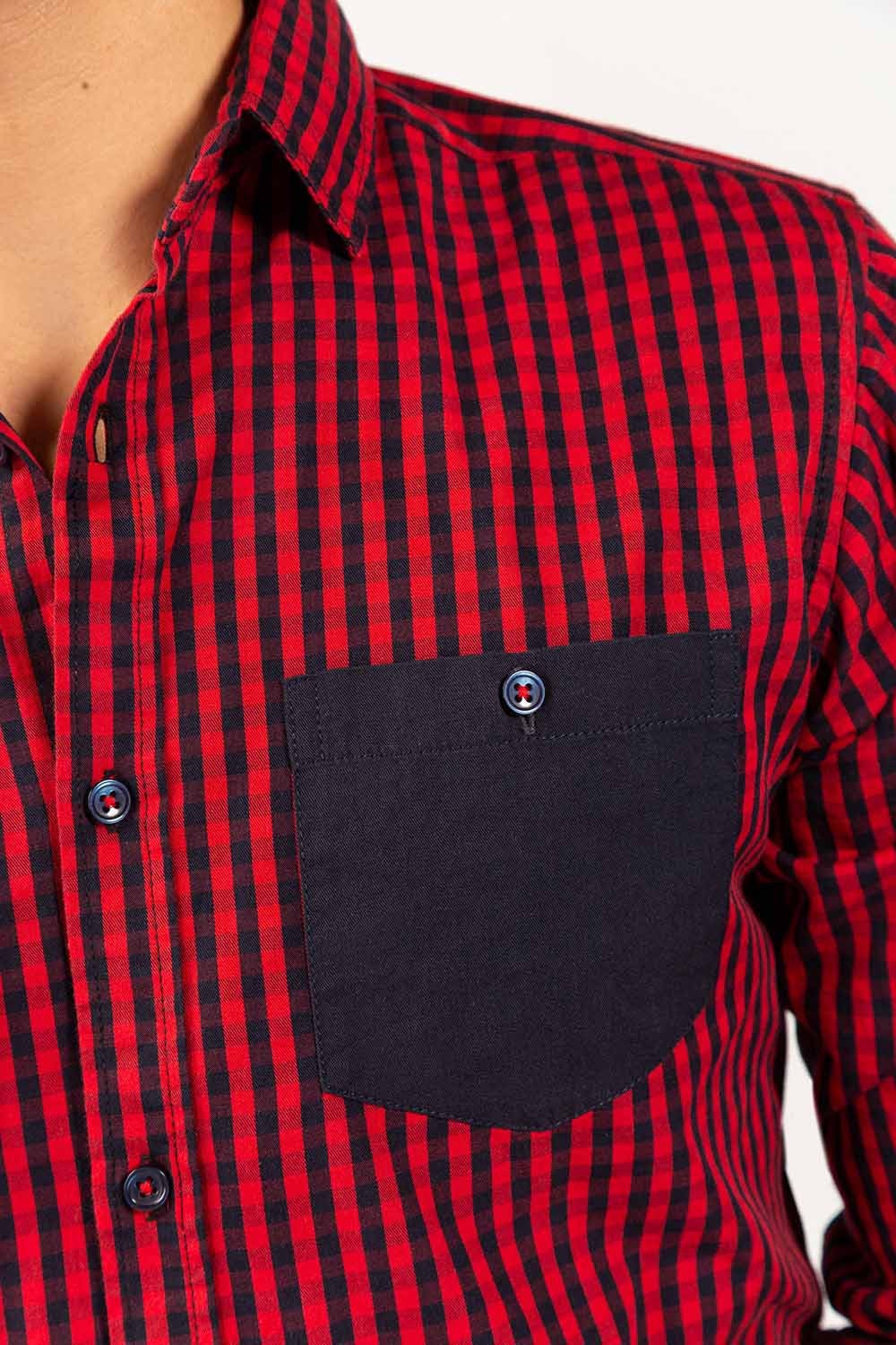 Red Casual Shirt CM-YD-2854 CS