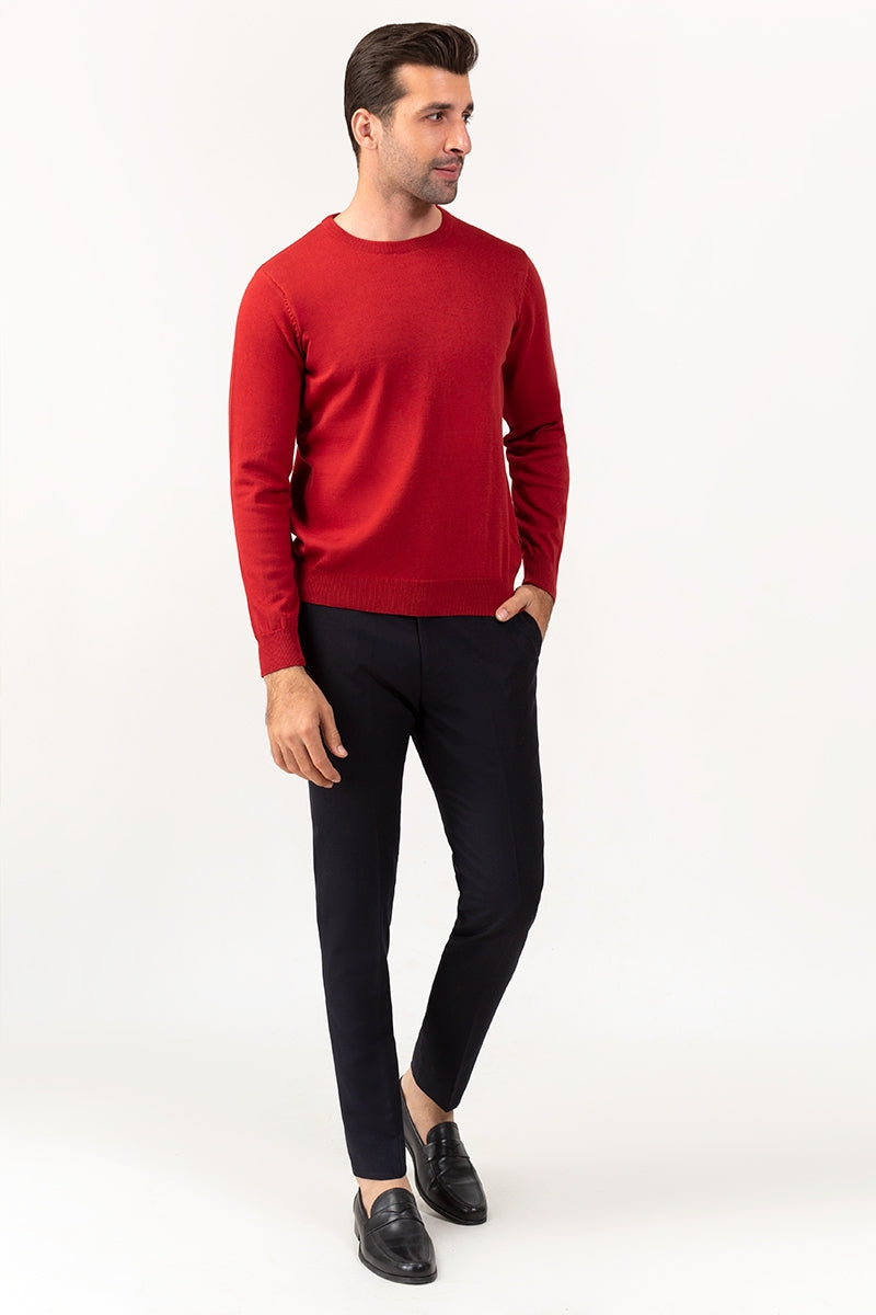 Maroon Fashion Sweater FS-SWT-D32-03