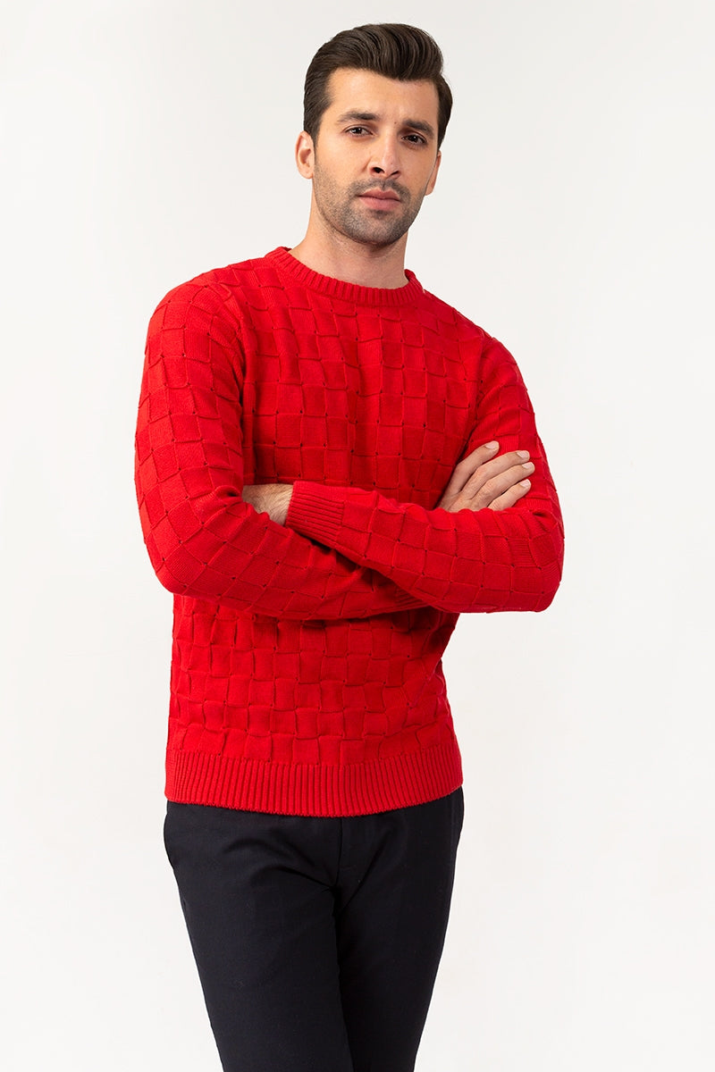 Red Fashion Sweater FS-SWT-FD-249-01