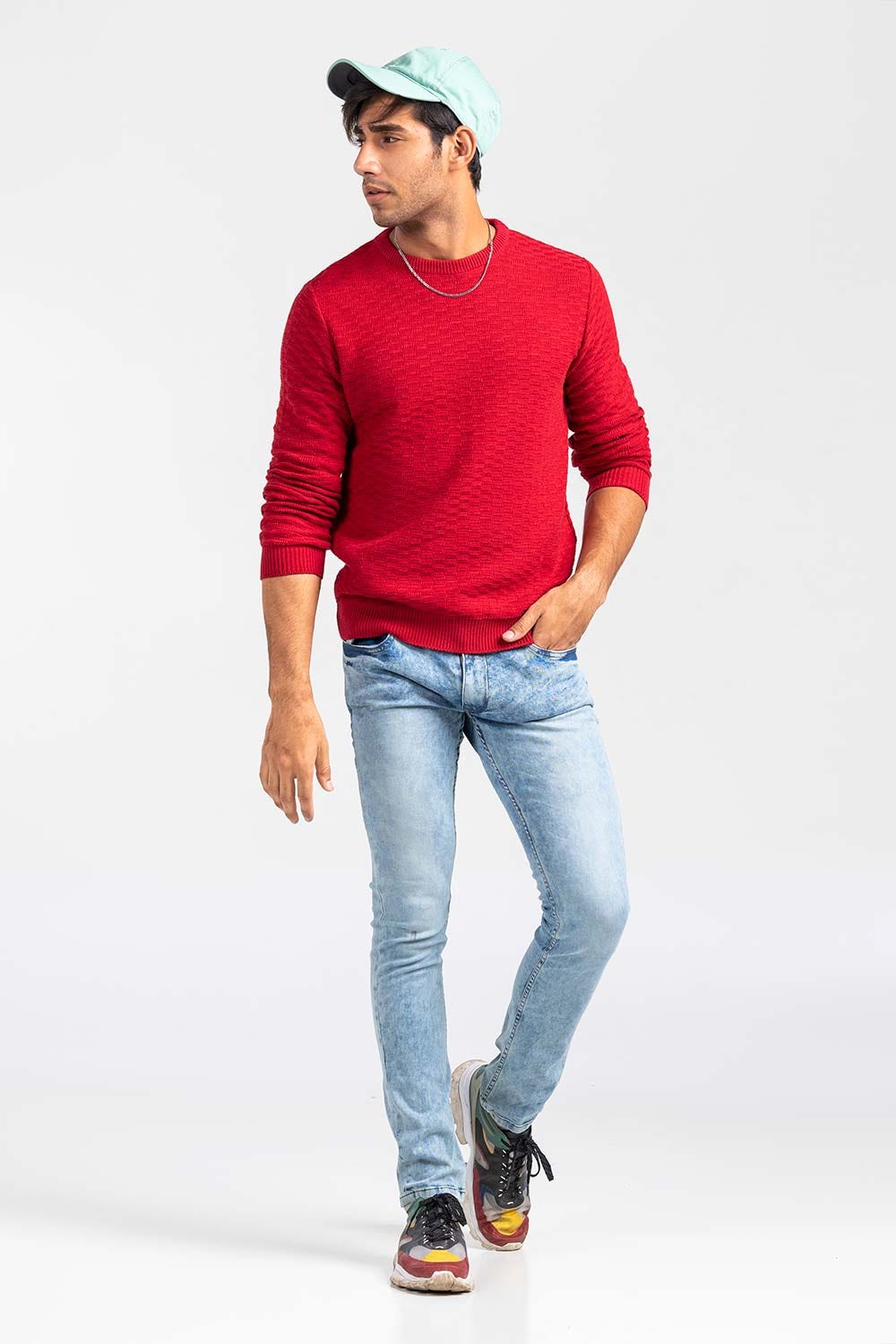 Red Fashion Sweater FS-SWT-FD-386-01