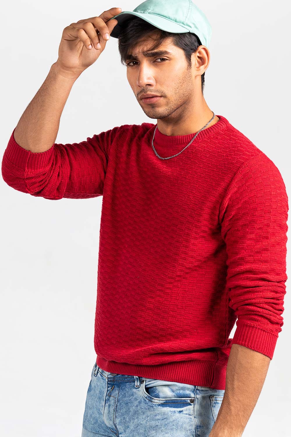 Red Fashion Sweater FS-SWT-FD-386-01