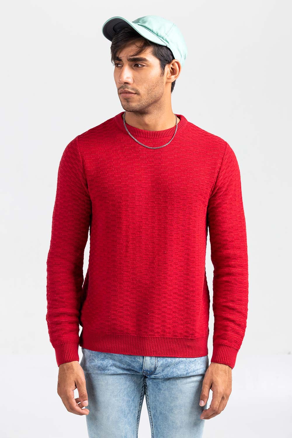 Red Fashion Sweater FS-SWT-FD-386-01