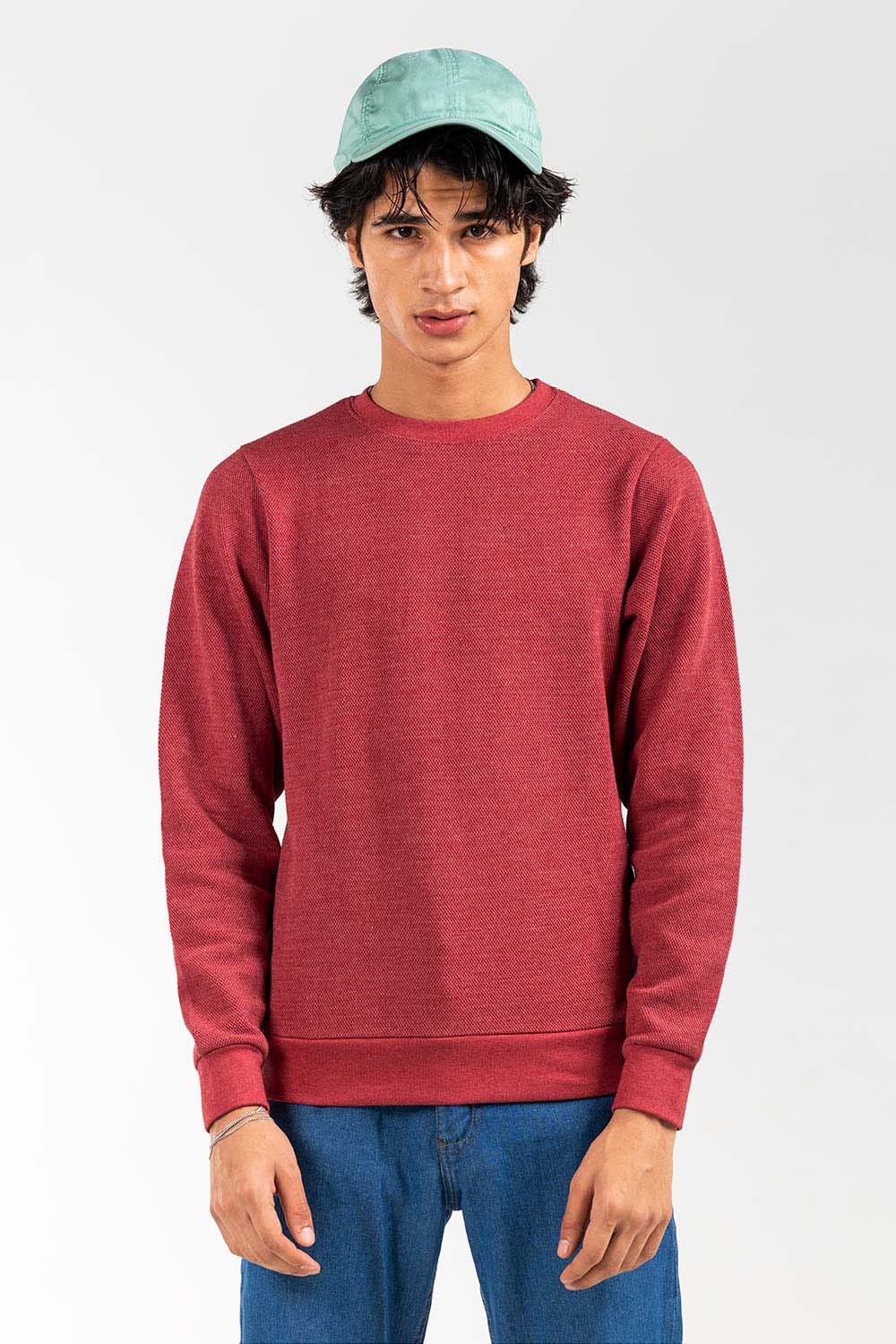 Red Fashion Sweatshirt JKT-MSS-D28-02