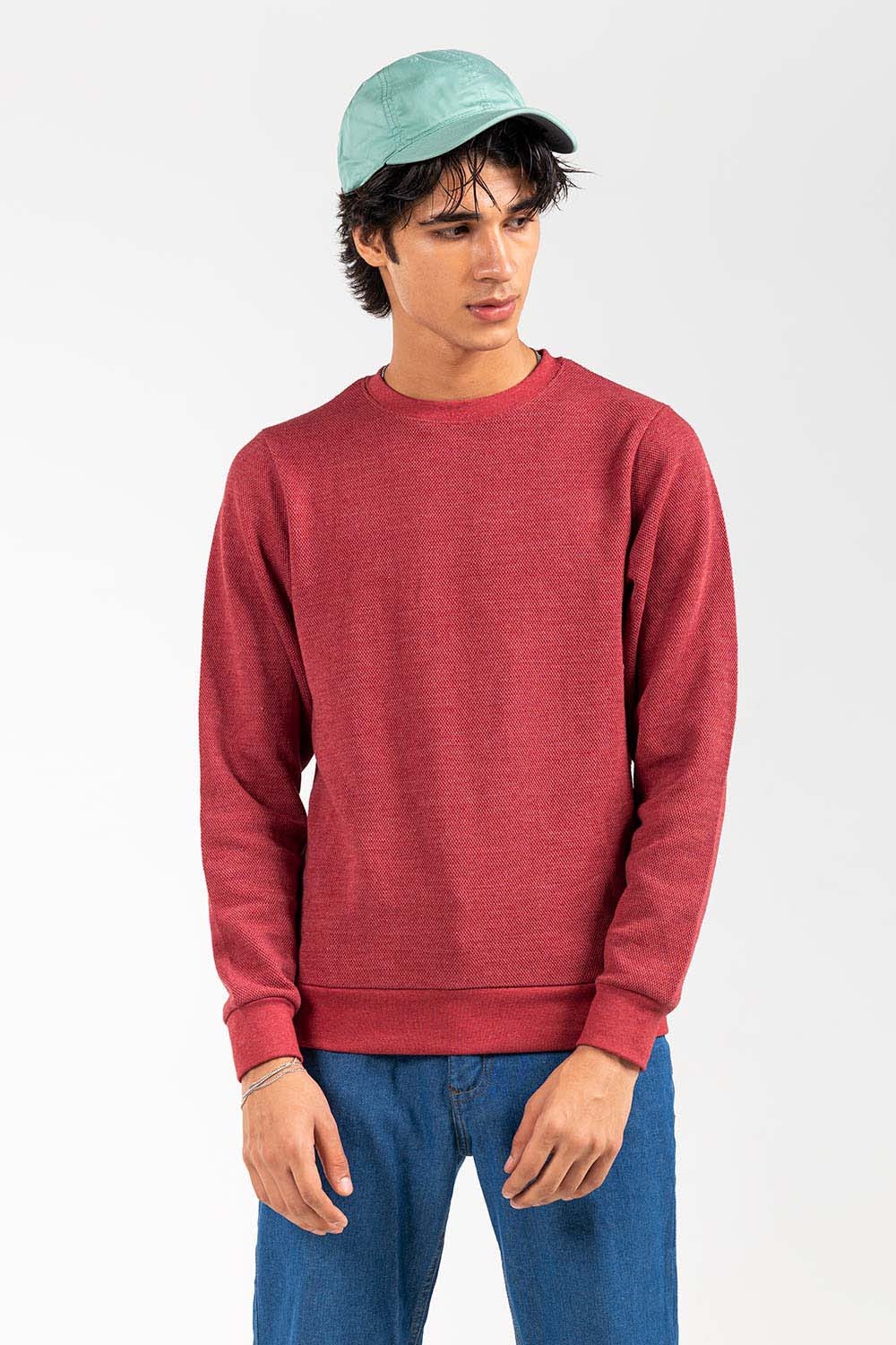 Red Fashion Sweatshirt JKT-MSS-D28-02