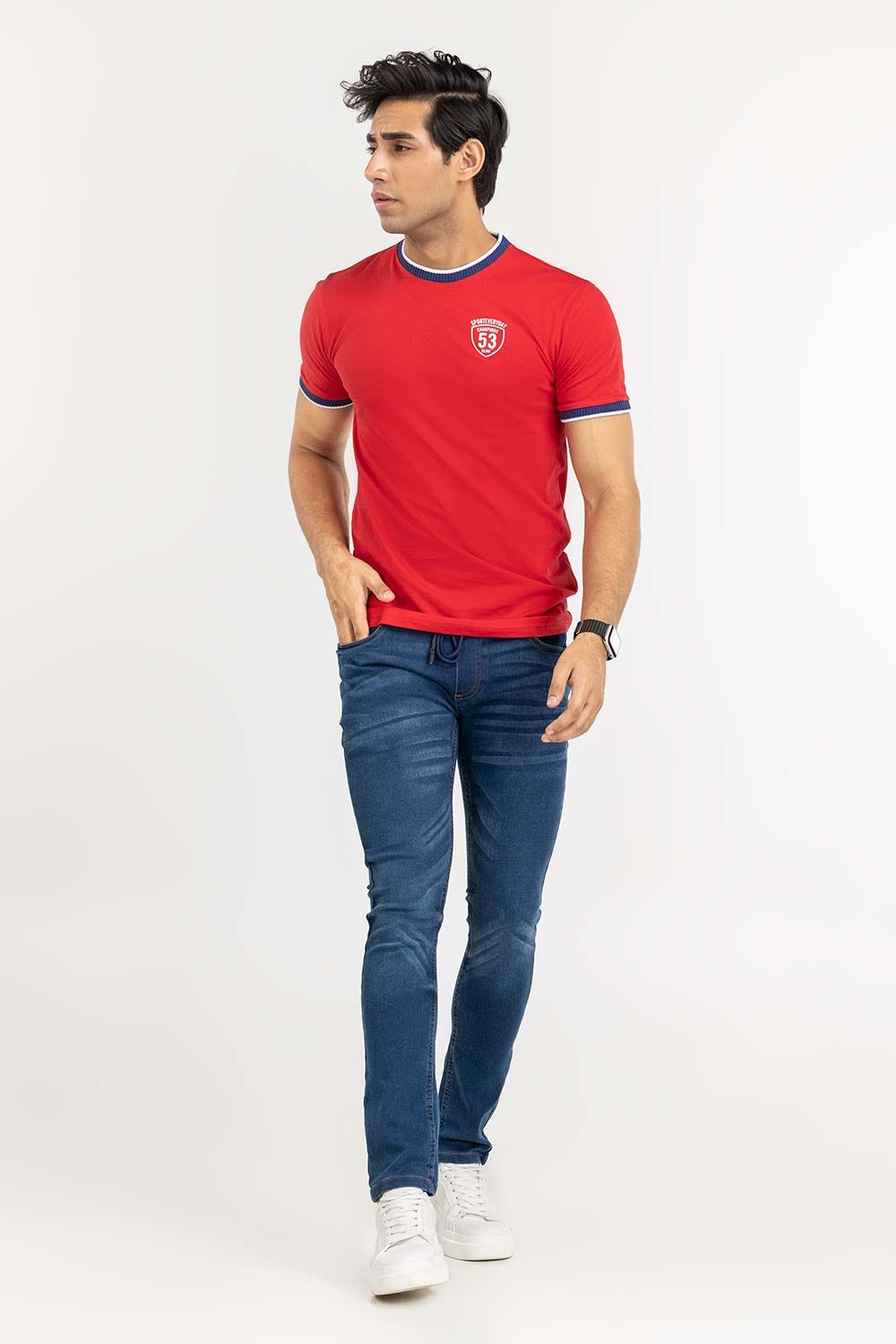 Red Fashion Tees TS-FSJ22-054