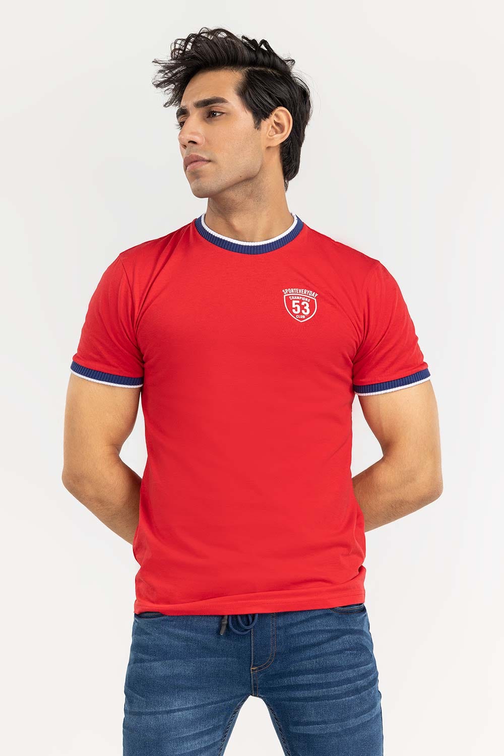 Red Fashion Tees TS-FSJ22-054