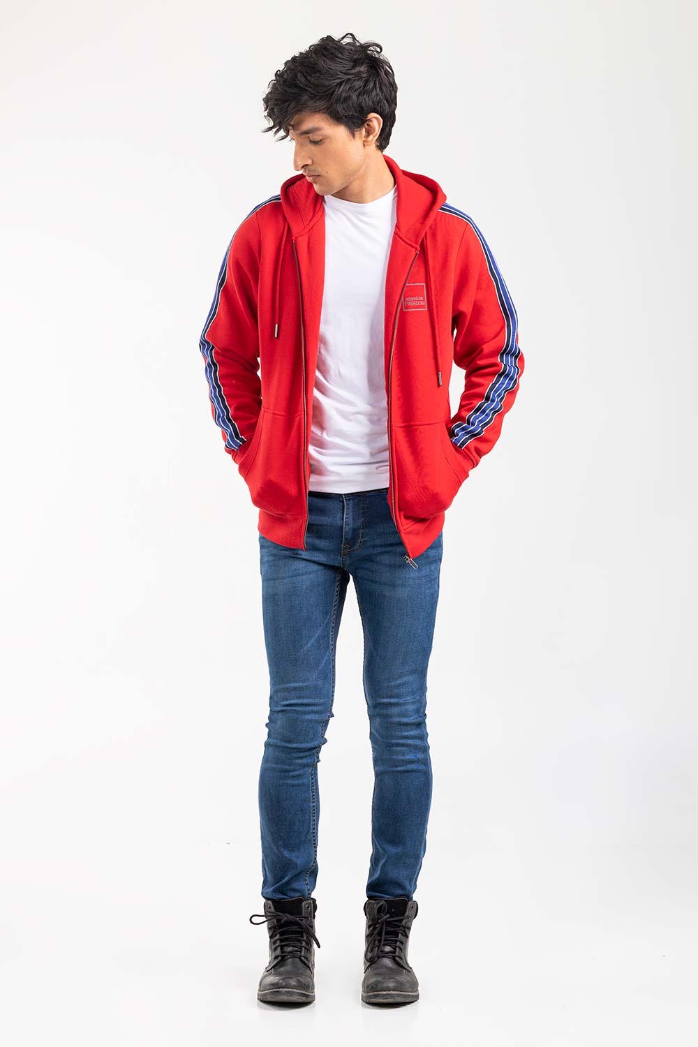 Red Zipper Hoddie JKT-HZJ-D51-01