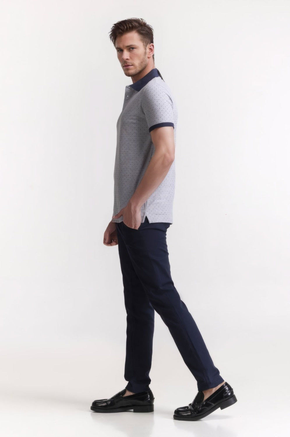 Regular Fit All Over Printed Polo PS-FSHN24-156