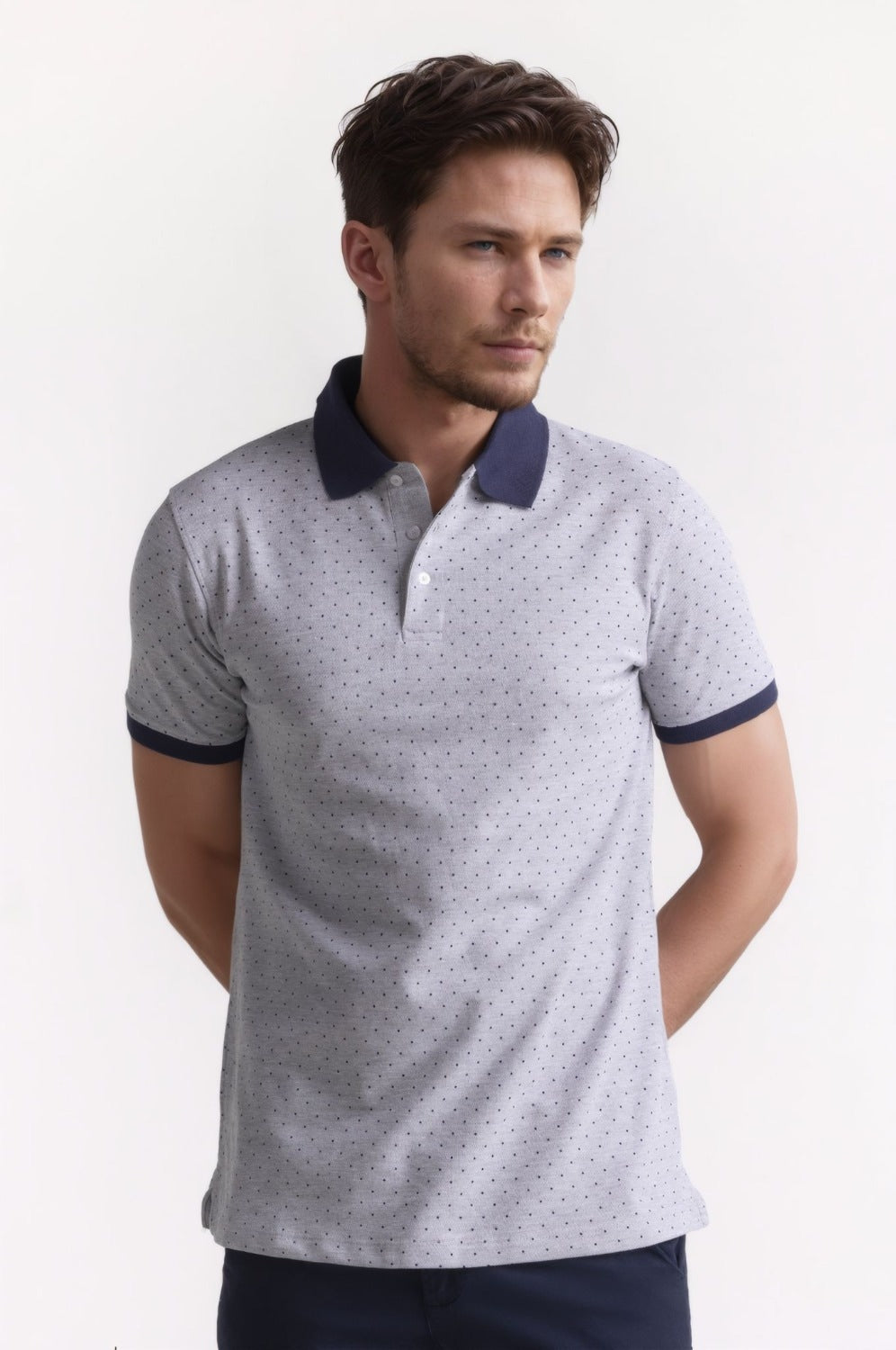 Regular Fit All Over Printed Polo PS-FSHN24-156