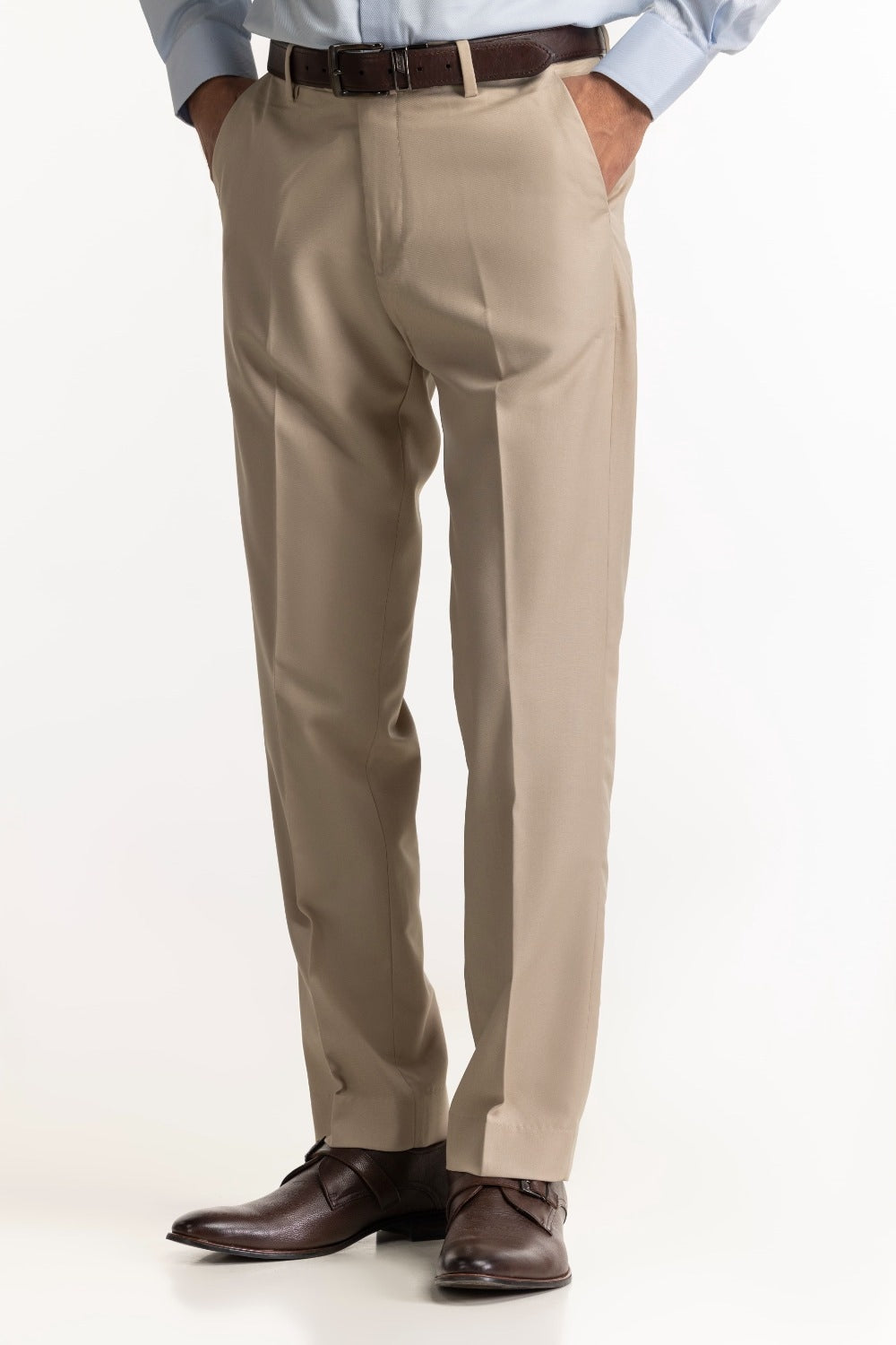 Regular Fit Blended Dress Pant MN-TR-FM23-055
