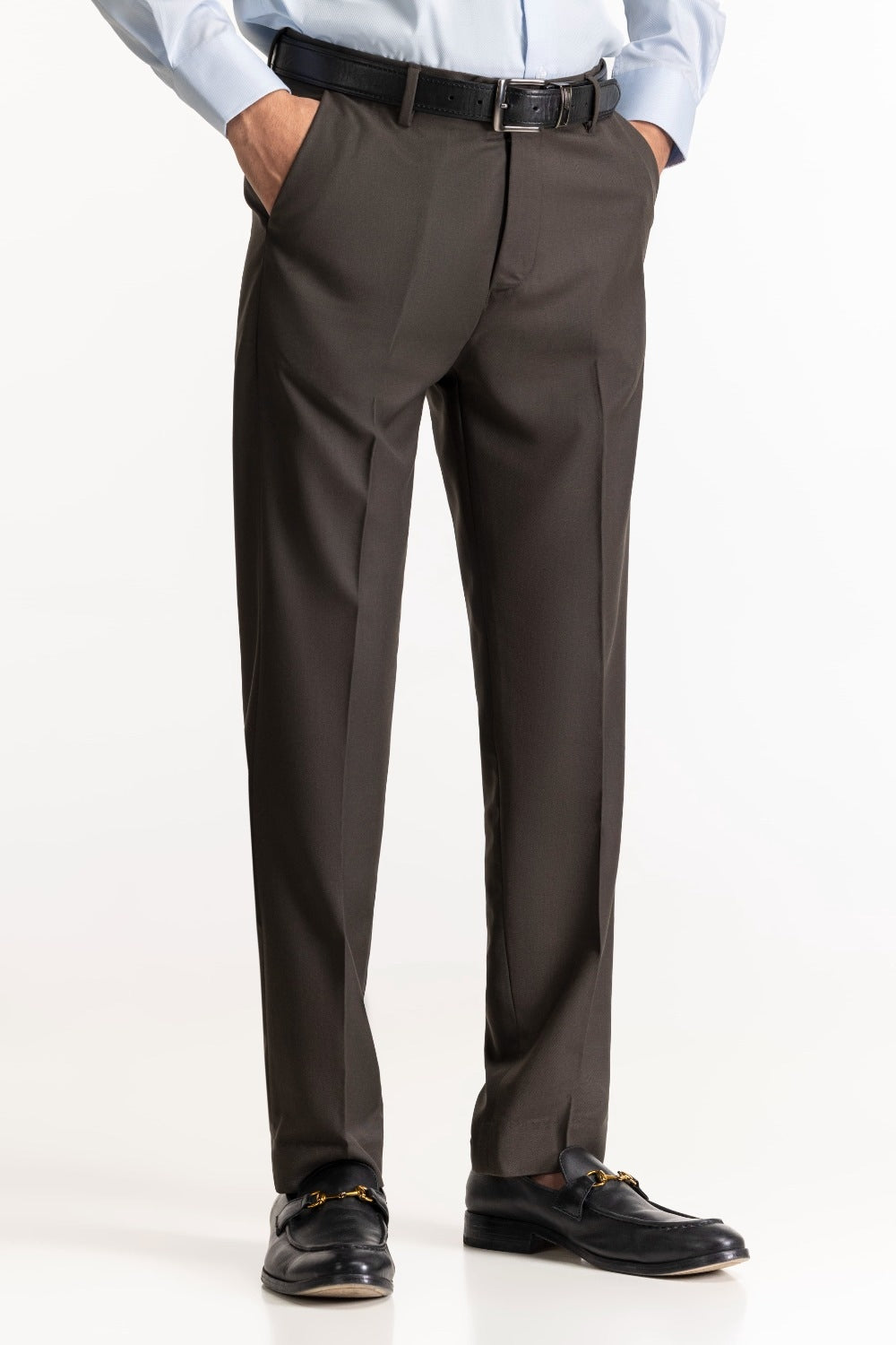 Regular Fit Blended Dress Pant MN-TR-FM23-056
