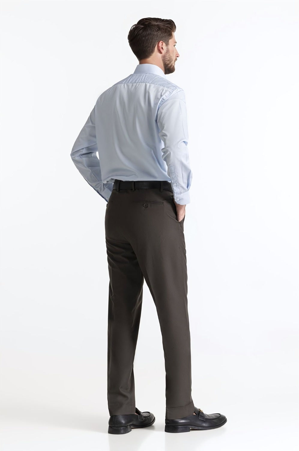 Regular Fit Blended Dress Pant MN-TR-FM23-056