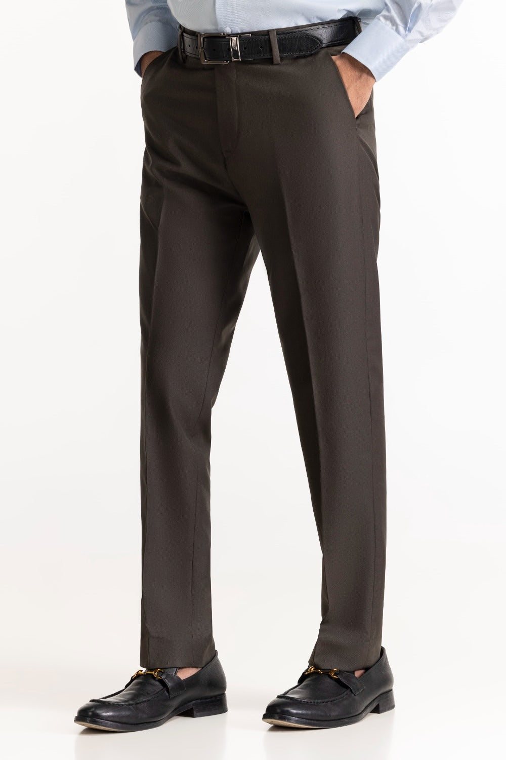 Regular Fit Blended Dress Pant MN-TR-FM23-056