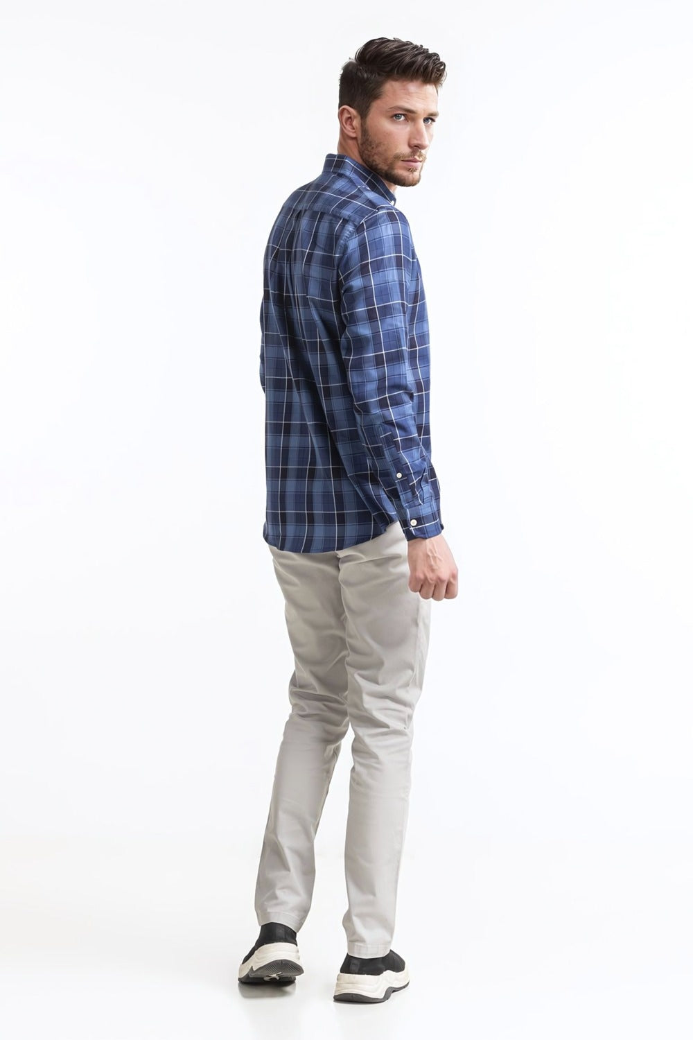 Regular Fit Check Shirt MN-CS-SS24-037