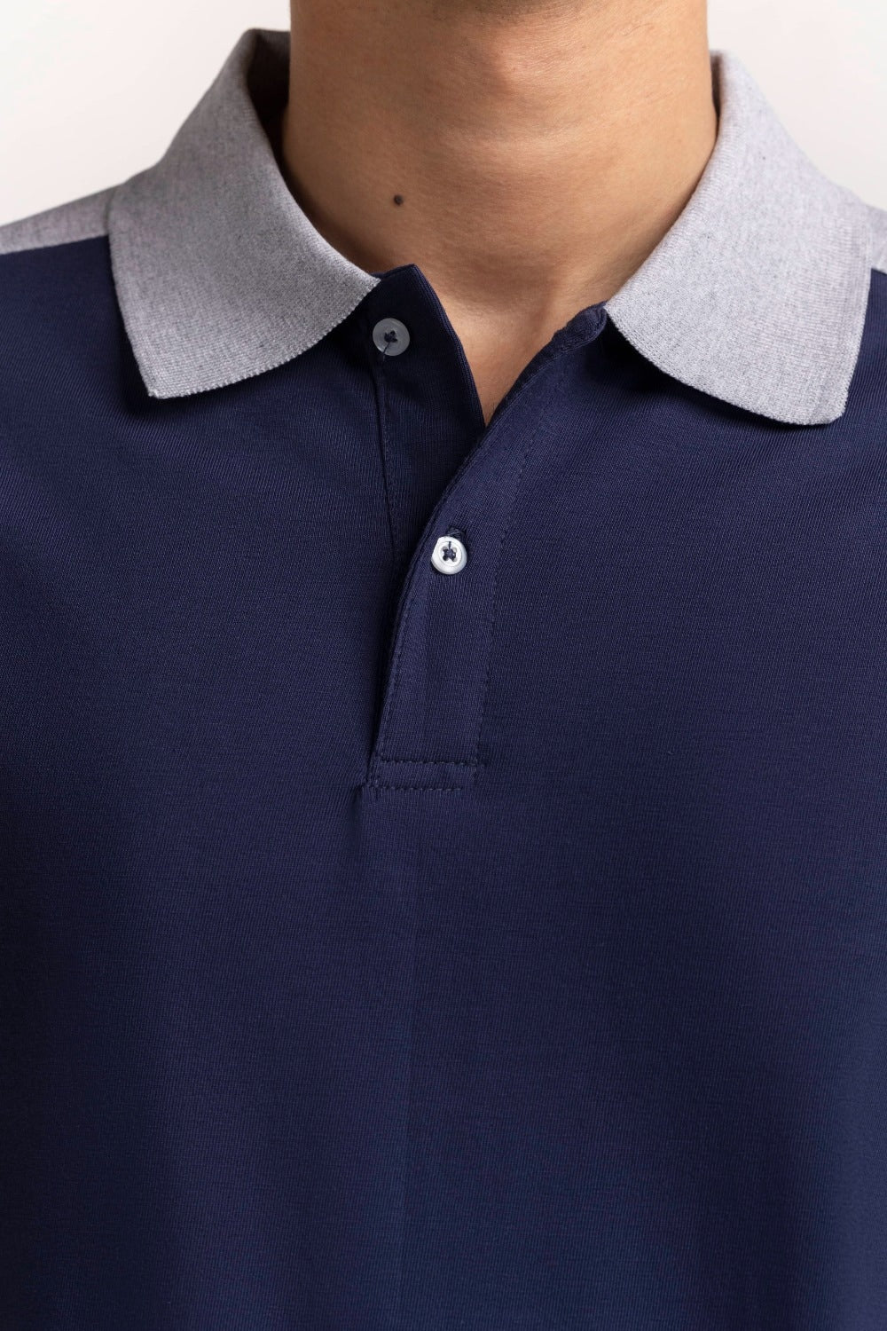 Regular Fit Contrast Panel Polo PS-FSHN24-154