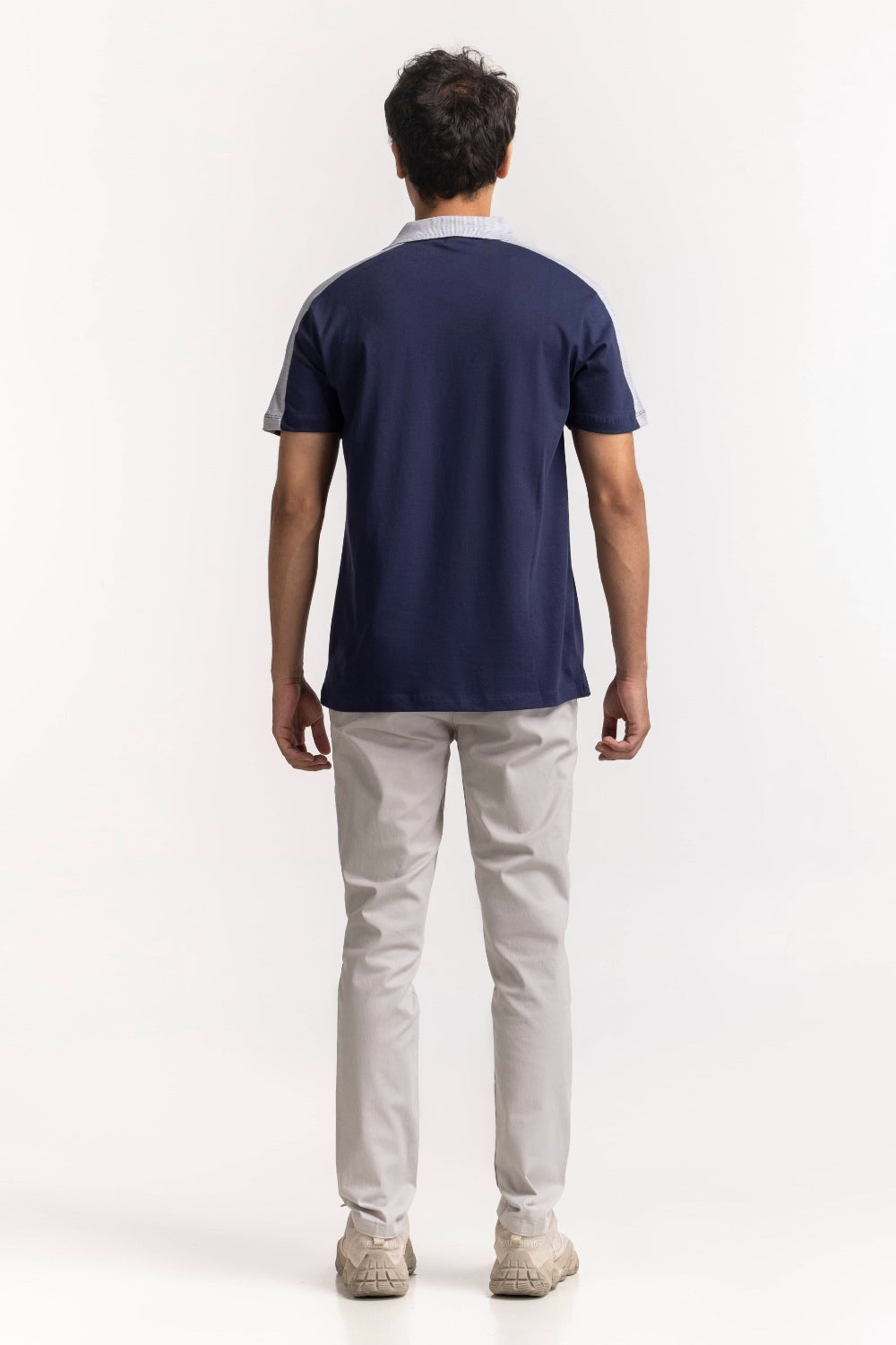 Regular Fit Contrast Panel Polo PS-FSHN24-154