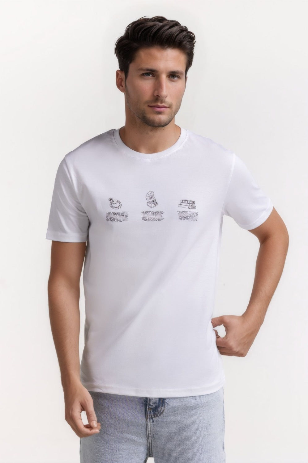 Regular Fit Graphic Tee TS-CNSJ24-263