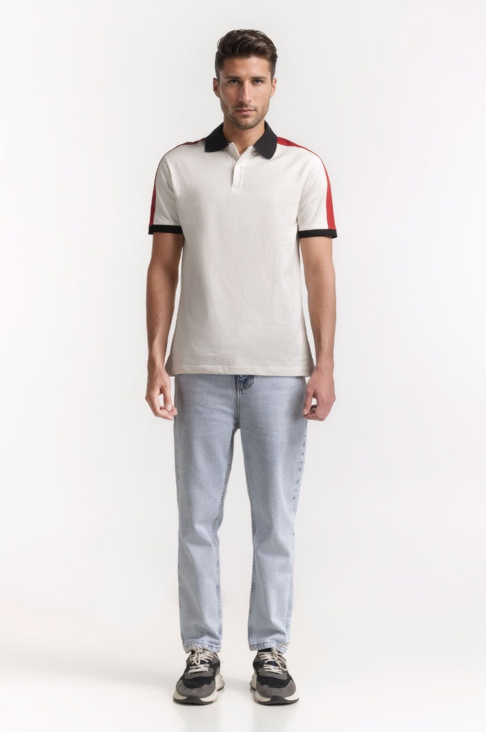 Regular Fit Shoulder Panel Polo PS-FSHN24-153