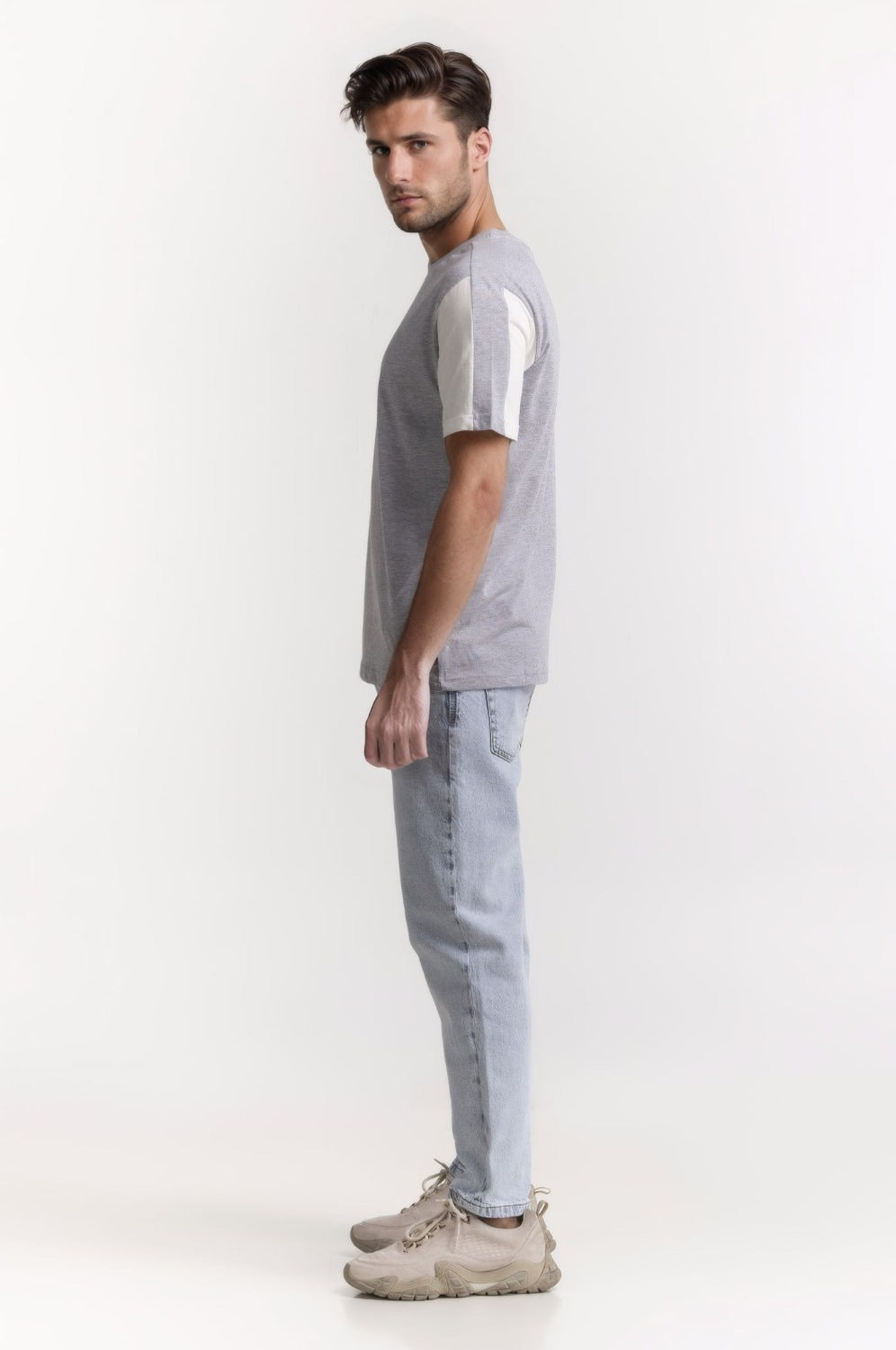 Regular Fit Shoulder Panel Tee TS-CNSJ24-180