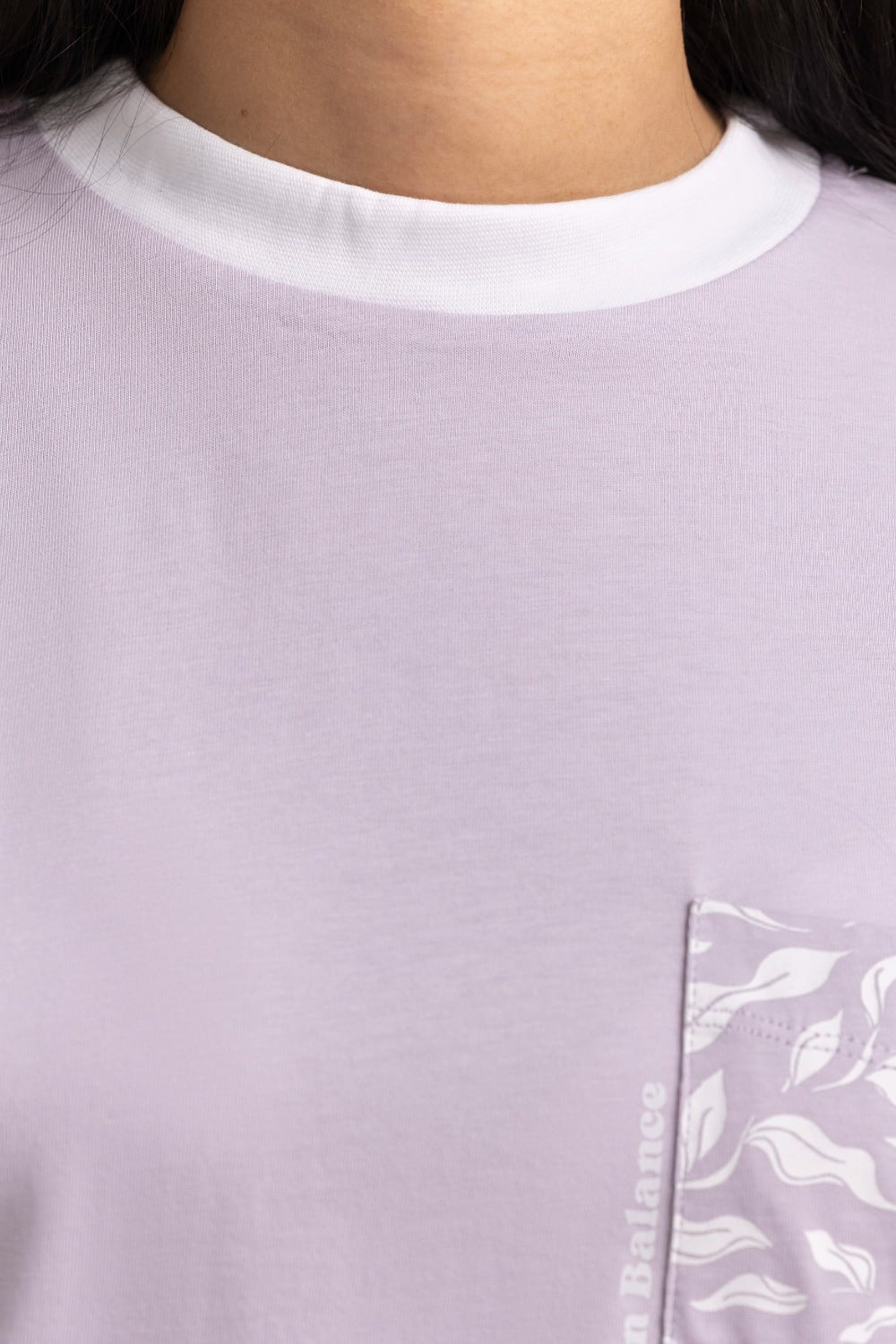 Regular Fit Tee With White Artwork  WM-KTP-SS24-062