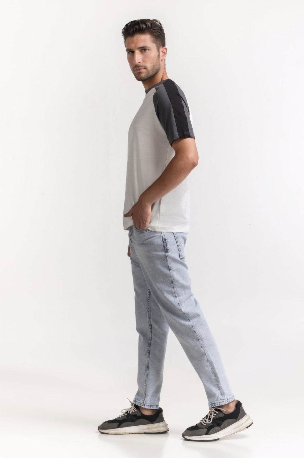 Regular Fit Tri Blocking Tee TS-CNSJ24-124