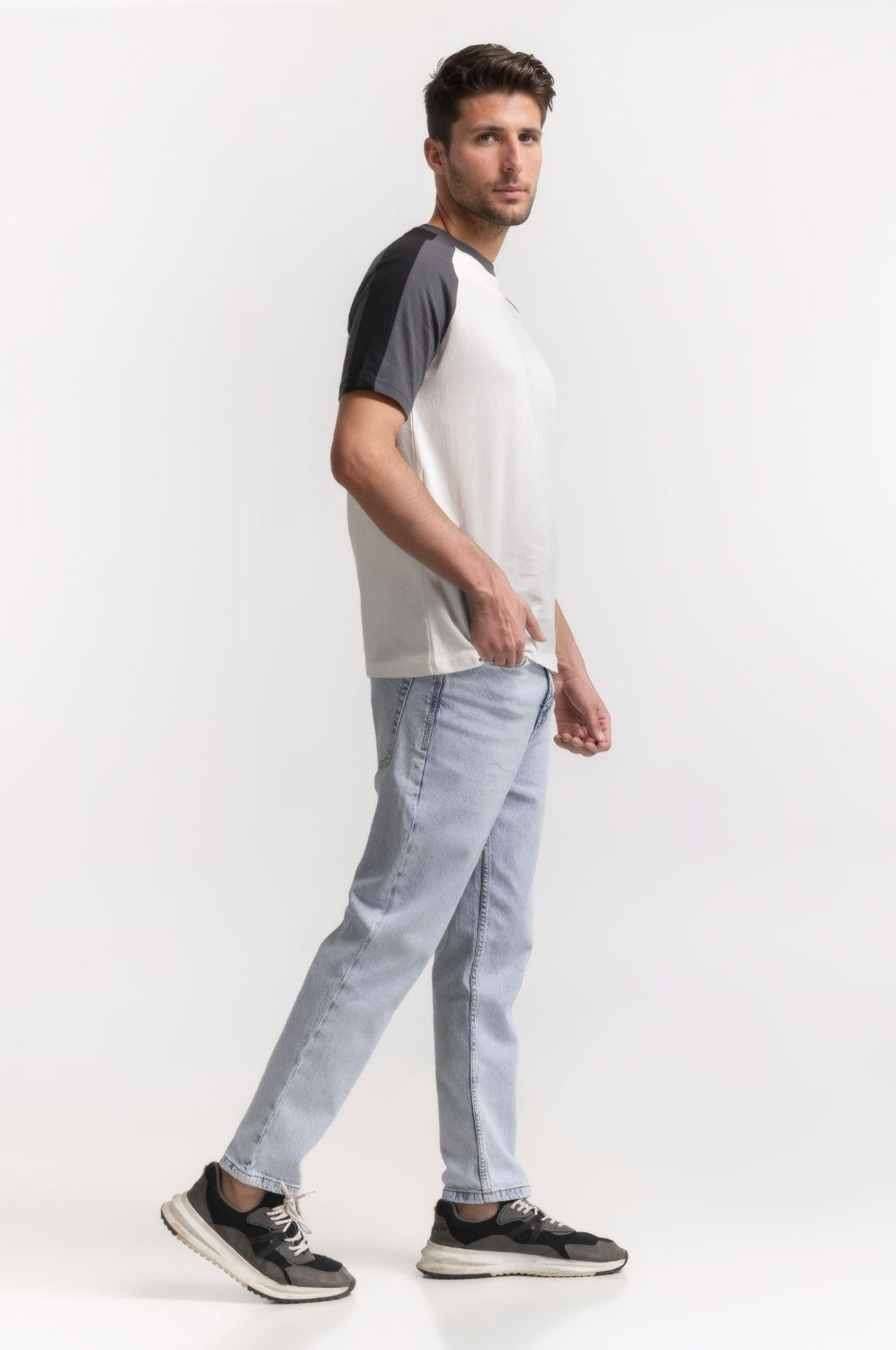 Regular Fit Tri Blocking Tee TS-CNSJ24-124