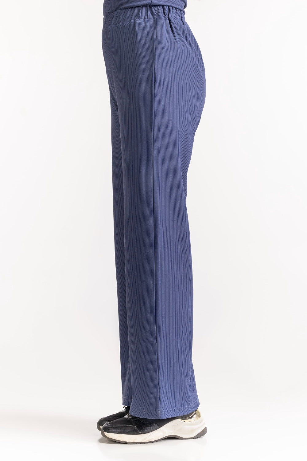 Ribbed High Rise Straight Fit Trouser WM-TRKN-WS24-102