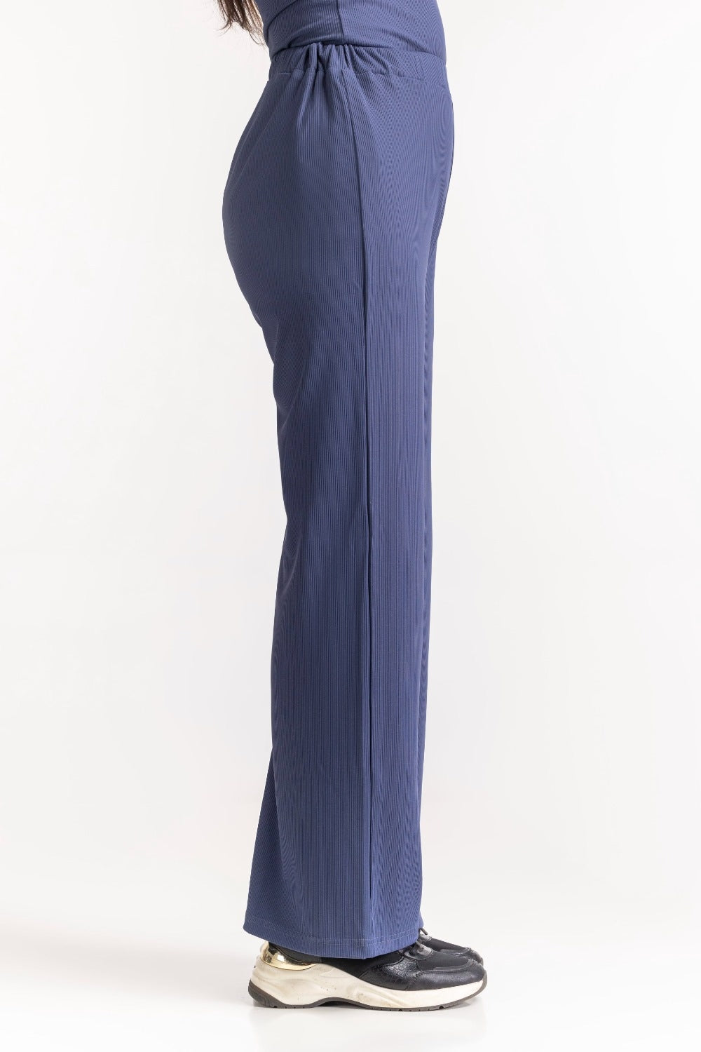 Ribbed High Rise Straight Fit Trouser WM-TRKN-WS24-102