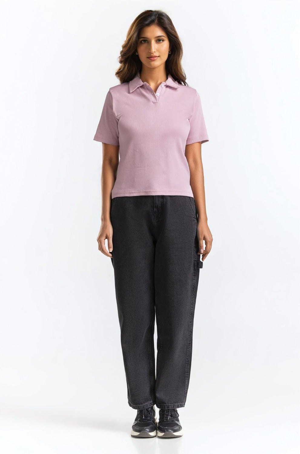 Ribbed Polo Shirt WM-KTP-SS24-007